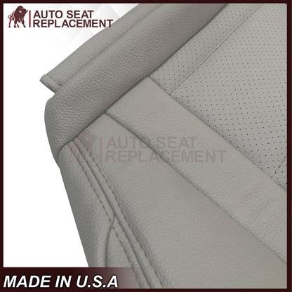 2016 - 2022 Mercedes Benz GLC Class C250, C300,C350 Driver OR Passenger Bottom Synthetic Leather Seat Cover in Light Gray