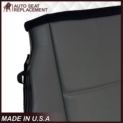2019-2024 For Dodge Ram ST Driver or Passenger Bottom Leatherette (Synthetic Leather) Seat Cover In Diesel Gray