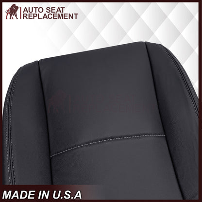 2014-2016 For Subaru Forester Leather Driver OR Passenger Bottom Seat Cover In Platinum Gray