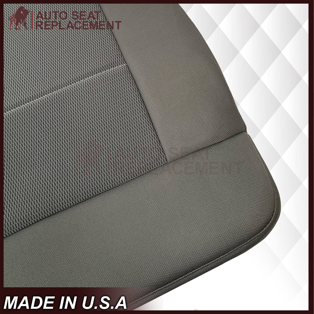 2004 2005 2006 Ford F-150 XLT STX Single Cab Cloth Seat Cover in 2 Tone Gray