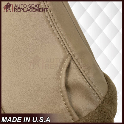 1999-2003 Ford F150 Lariat Replacement Seat Cover in Tan: Choose Leather or Vinyl