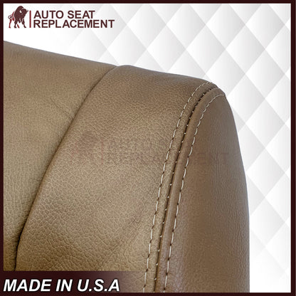 2007-2012 Jeep Wrangler-Replacement Driver OR Passenger Seat Cover In Dark Saddle Brown