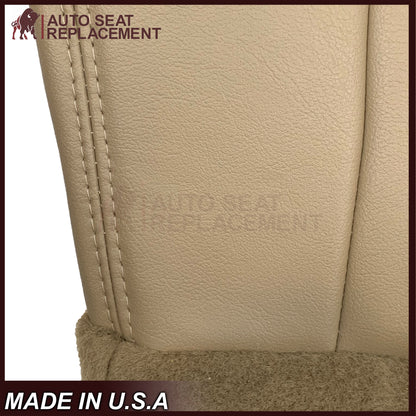 1999-2003 Ford F150 Lariat Replacement Seat Cover in Tan: Choose Leather or Vinyl
