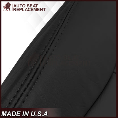 1998-2002 Dodge Ram 1500 Base Work Truck SINGLE CAB Seat Cover in Agate Very Dark Gray Vinyl