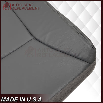1998-2002 Dodge Ram 1500 2500 3500 Single Cab Driver OR Passenger Bottom Seat Cover in Mist Gray: Choose From Variation