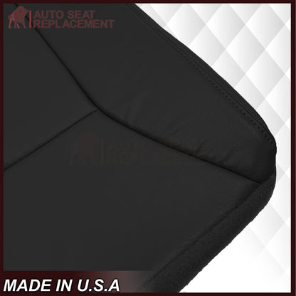 1998-2002 Dodge Ram 1500 Base Work Truck SINGLE CAB Seat Cover in Agate Very Dark Gray Vinyl