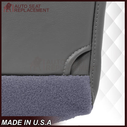 2001 - 2007 Ford F250 F350 F450 F550 Work Truck Super Duty XL Replacement Seat Covers in Gray Vinyl
