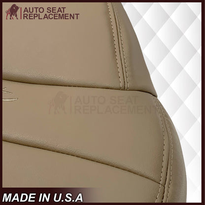 1999-2003 Ford F150 Lariat Replacement Seat Cover in Tan: Choose Leather or Vinyl