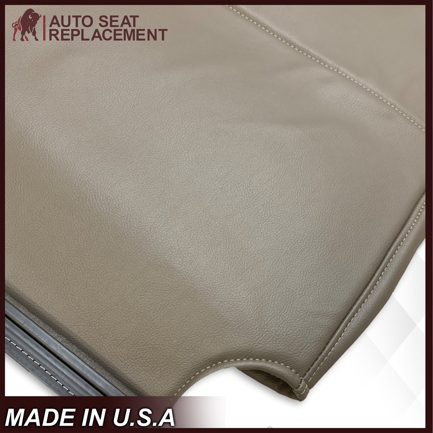 2008-2010 Ford F-250 F-350 F-450 F-550 Super Duty XL Work Truck Seat Cover in Medium Stone Gray: Choose From Variants
