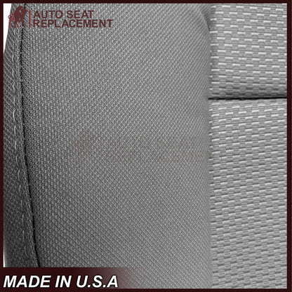 2014-2019 GMC Sierra W/T Base Work Truck Replacement Cloth Seat Cover: Gray