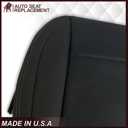 2015-2018 Subaru Outback Replacement Black Perforated Seat Covers: Choose Your Side