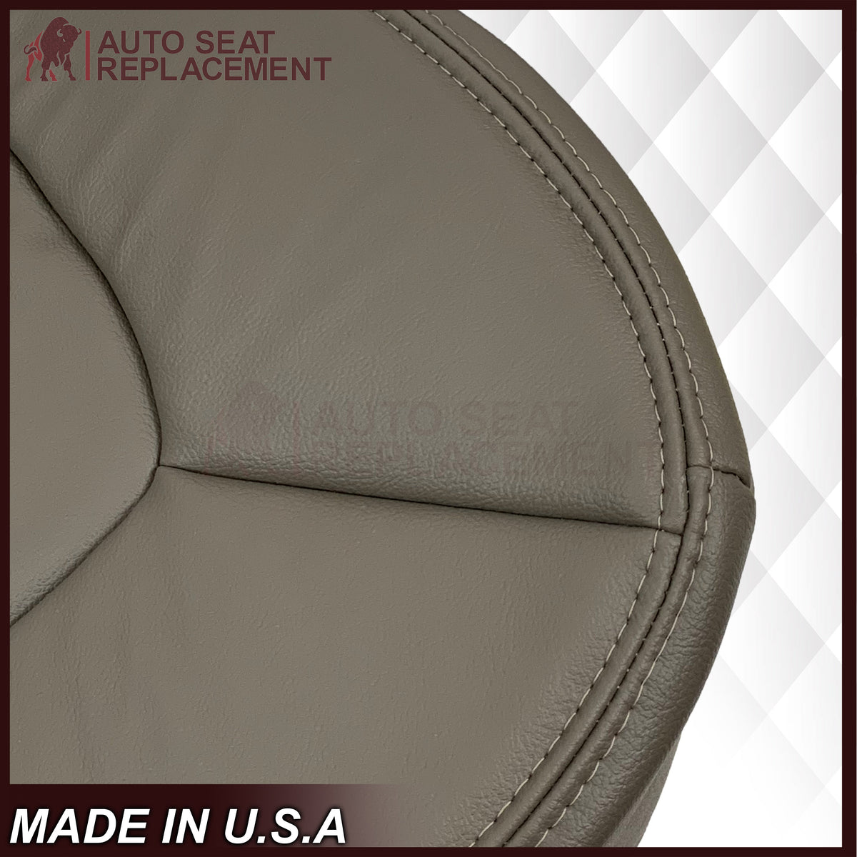 2000-2003 Dodge Durango SLT Replacement Bottom Seat Covers in Gray Vinyl: Choose From Variation