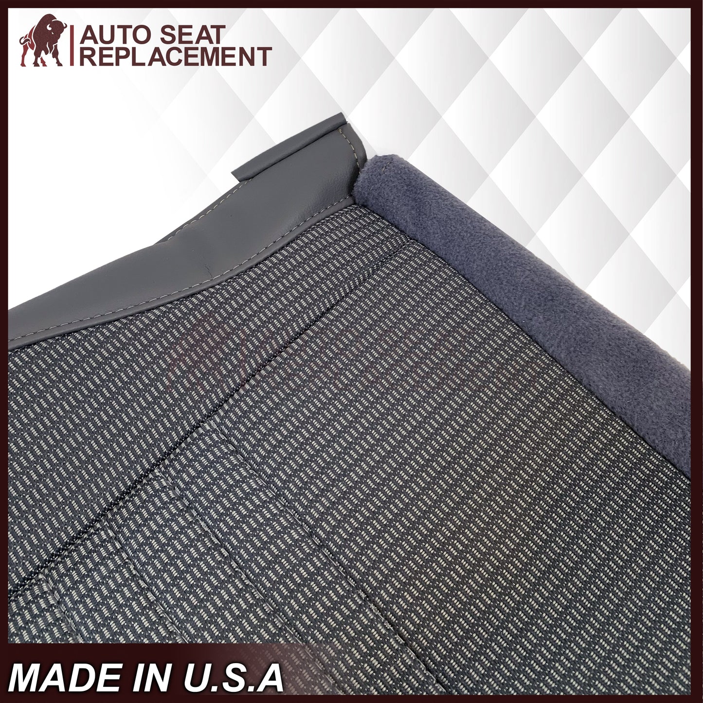 2006-2008 Dodge Ram 1500 ST Work Truck Base Replacement Seat Cover In Gray