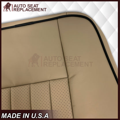 2005 2006 Lincoln Navigator Replacement Seat Covers in Camel Tan: Choose Genuine Leather or Vinyl
