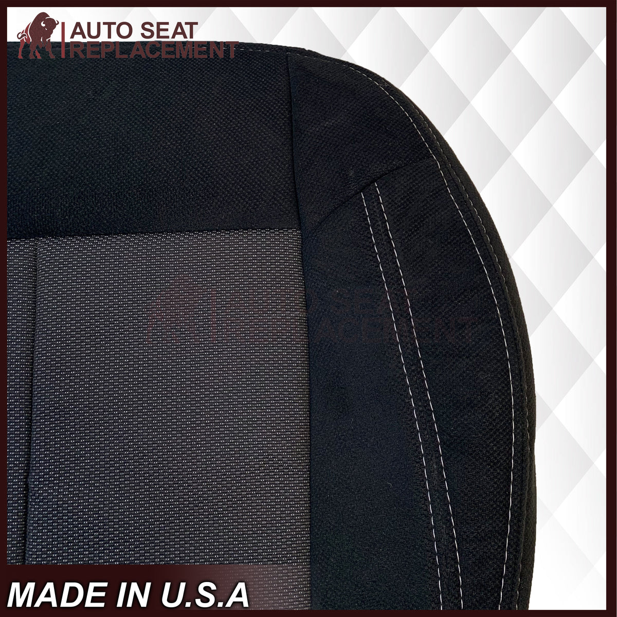 2006-2010 Hummer H3 Adventure Replacement Seat Covers in Black Cloth (Fabric): Choose from variants