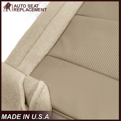 2007-2014 Ford Expedition Eddie Bauer/XLT Replacement Perforated Genuine Leather/Syn. Leather Seat Cover In Tan
