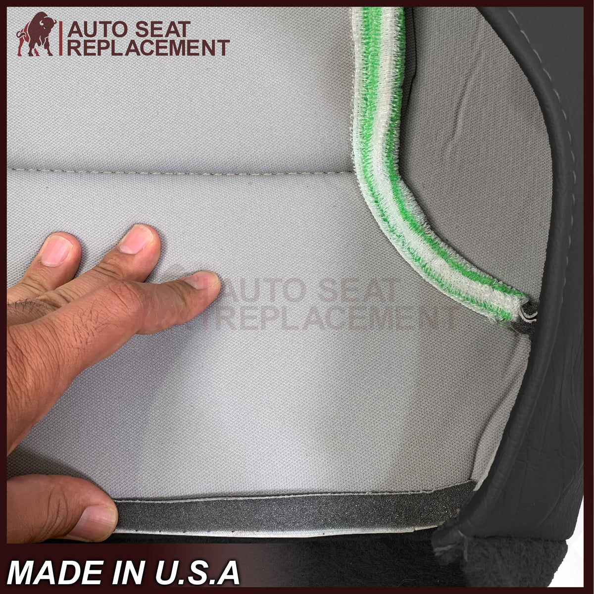 1992 - 1996 Ford Bronco Eddie Bauer Synthetic Leather Seat Cover In Black
