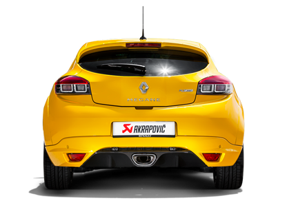 Akrapovic 10-16 Renault Megane Coupe RS Evolution Line Cat Back (Titanium) w/ Carbon Tips S-RE/T/1
