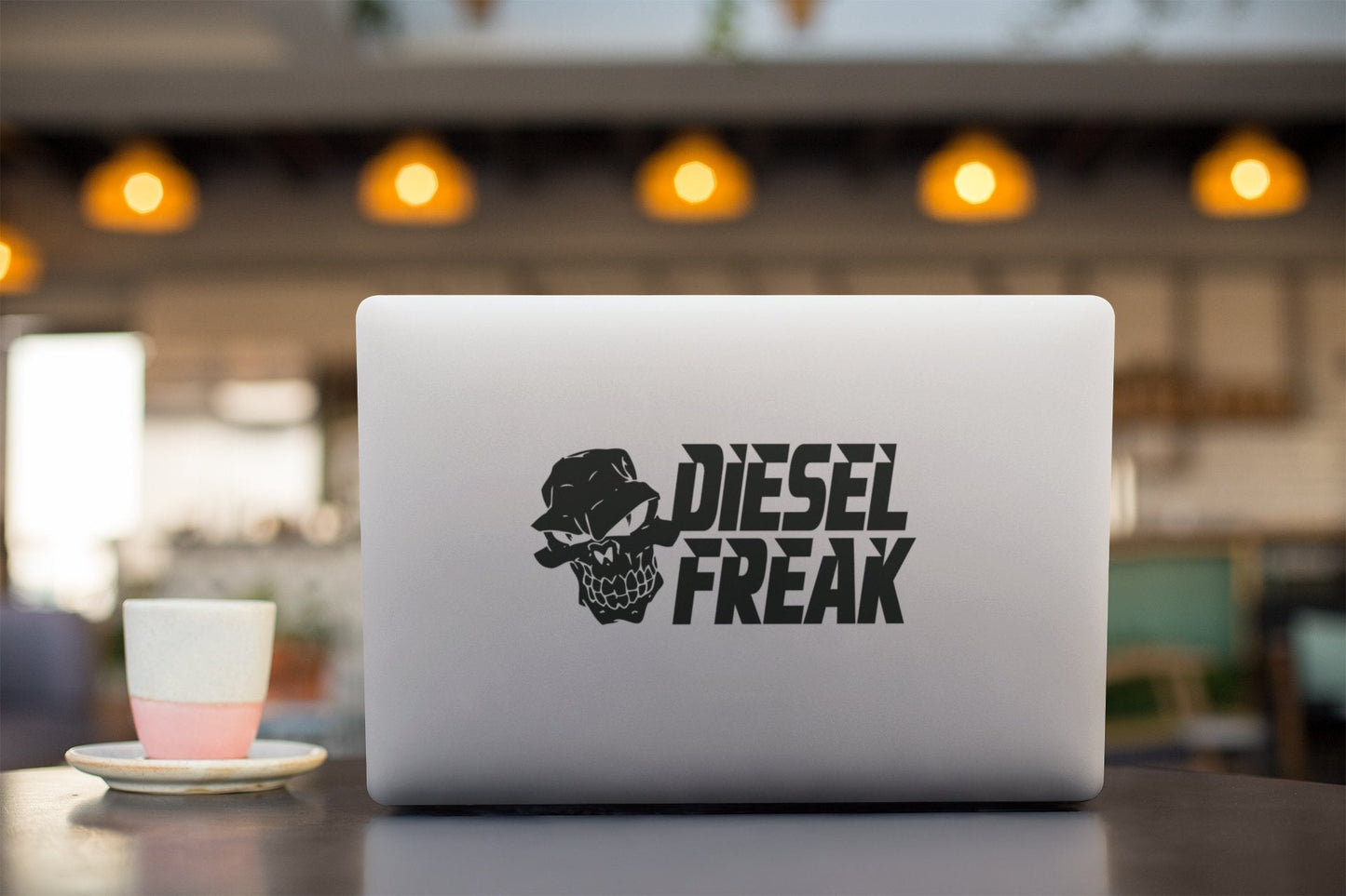 Diesel Freak Burnt Stacked Decal