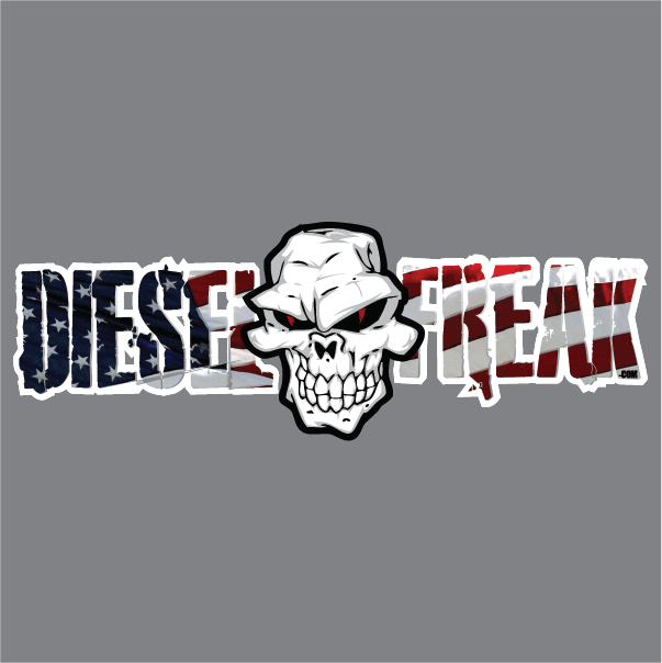 Diesel Freak Flag Long Cut Decals