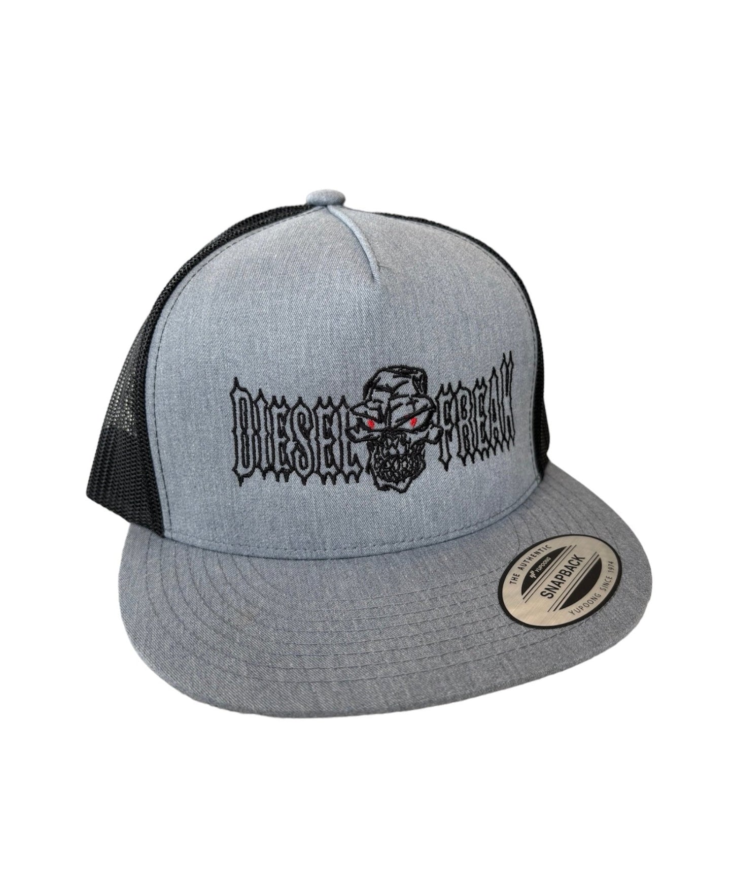 Diesel Freak Grey & Black Snapback