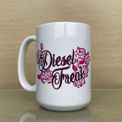Diesel Freak Roses 15oz Coffee Cup