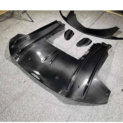 Aggressive Dry Carbon Fiber Rear Diffuser for McLaren GT