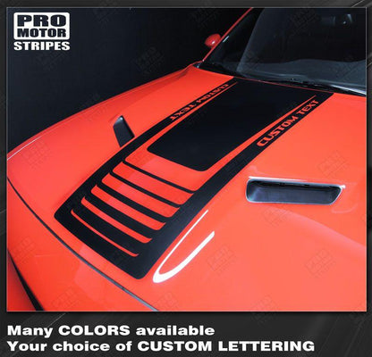 Dodge Challenger 2008-2023 Center Hood Accent Stripes