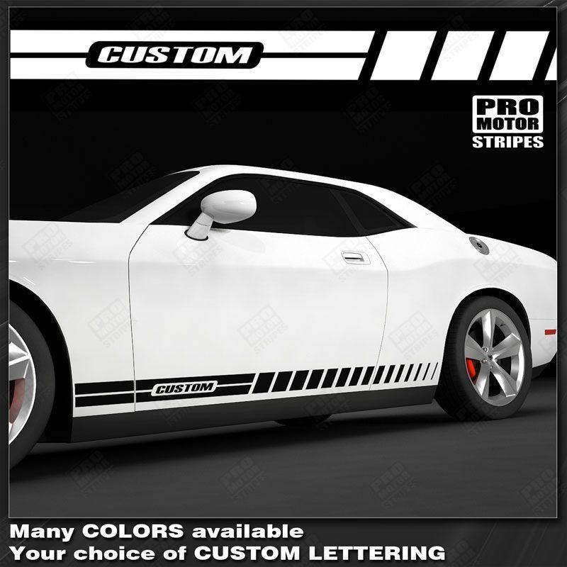 Dodge Challenger 2008-2023 Dual Side Rocker Panel Stripes