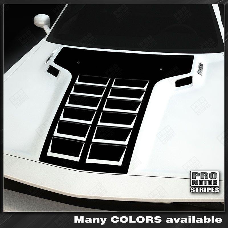 Dodge Challenger 2008-2023 Hood 12-Pack Style T-Stripes