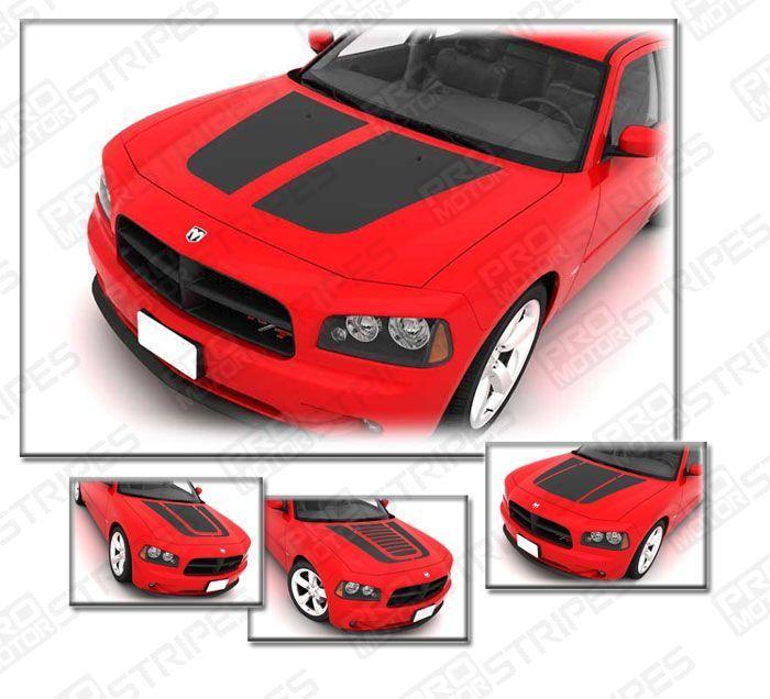 Dodge Charger 2006-2010 Hood Graphic Accent Stripes