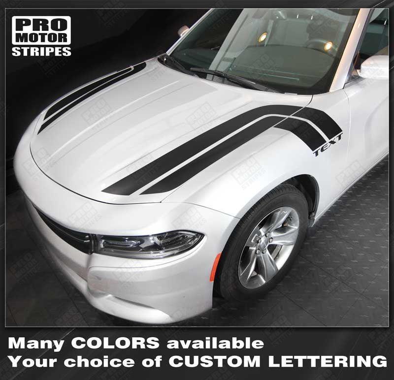 Dodge Charger 2011-2023 Fender To Side Thunderbolt Hash Stripes
