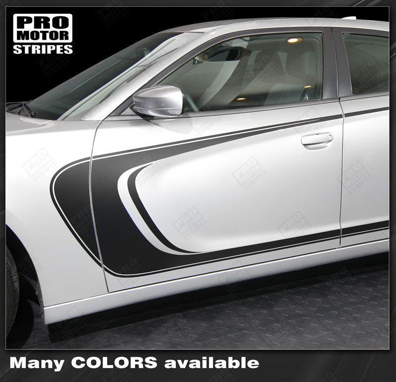 Dodge Charger 2011-2023 Front to Rear Side Accent Stripes