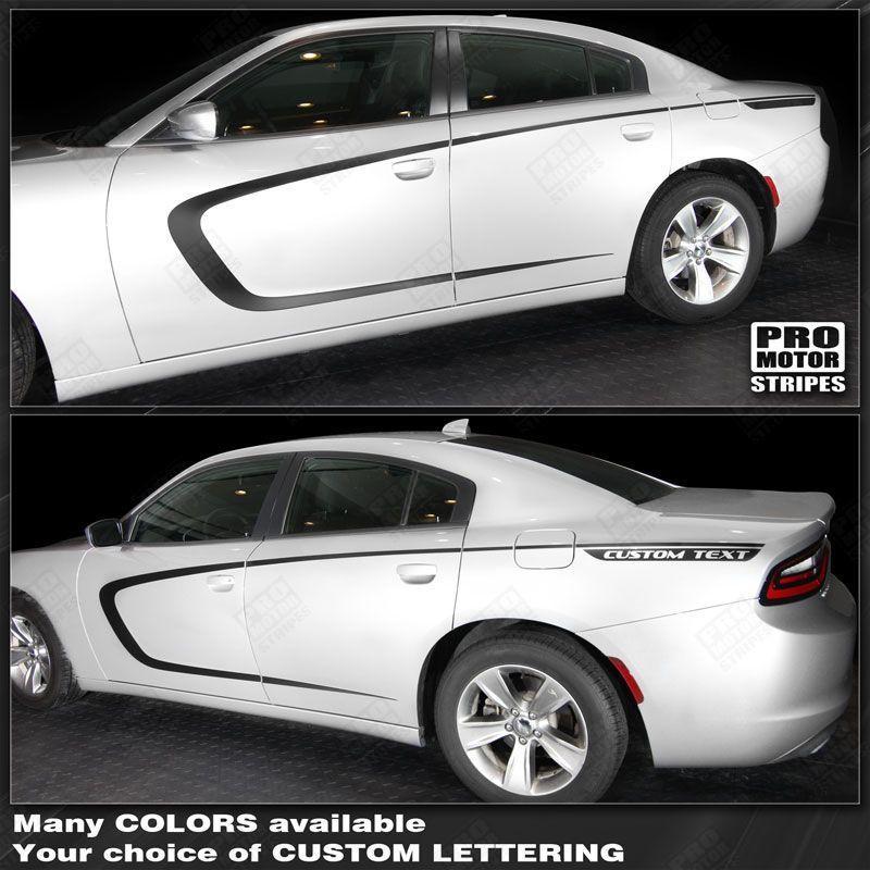 Dodge Charger 2011-2023 Front to Rear Side Accent Stripes