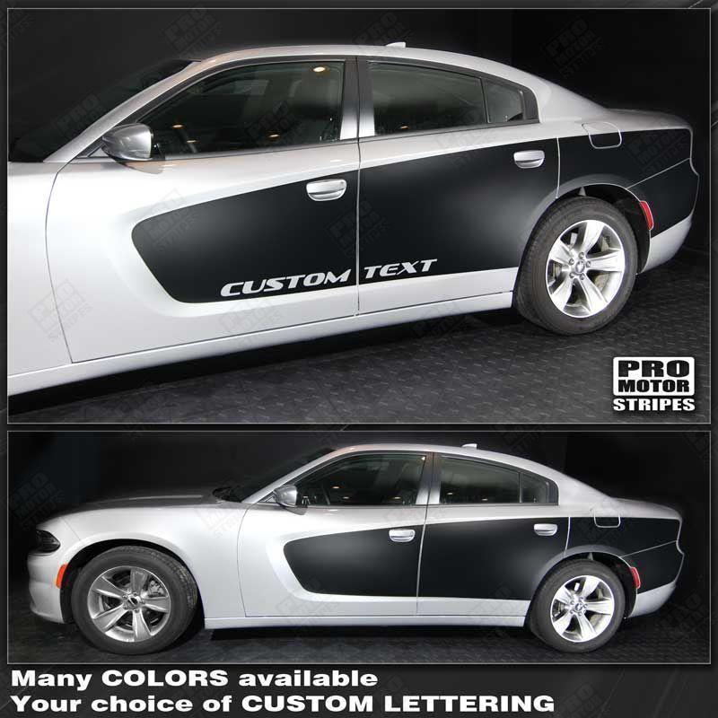 Dodge Charger 2011-2023 Side Billboard Blackout Stripes