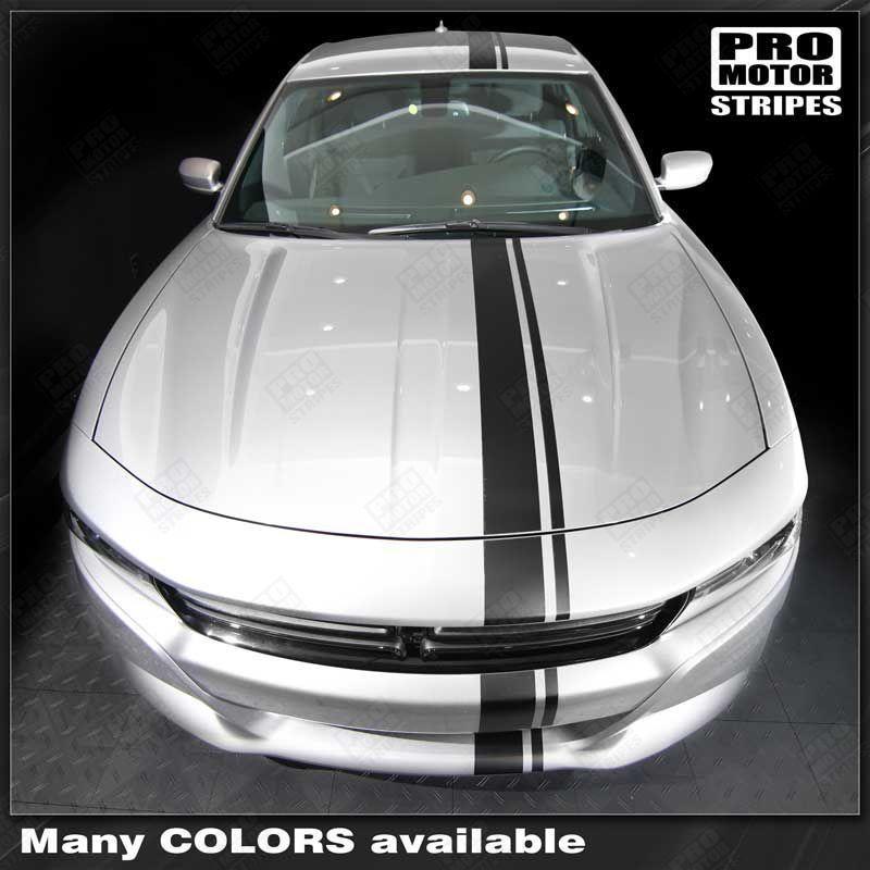 Dodge Charger 2011-2023 Side Offset Over-The-Top Stripes