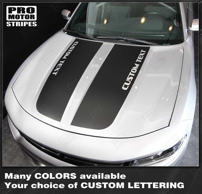 Dodge Charger 2015-2023 Hood Accent Decals Stripes