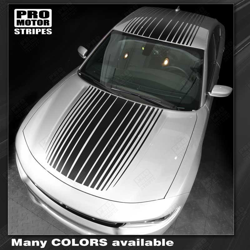Dodge Charger 2015-2023 Over the Top Rally Strobe Stripes
