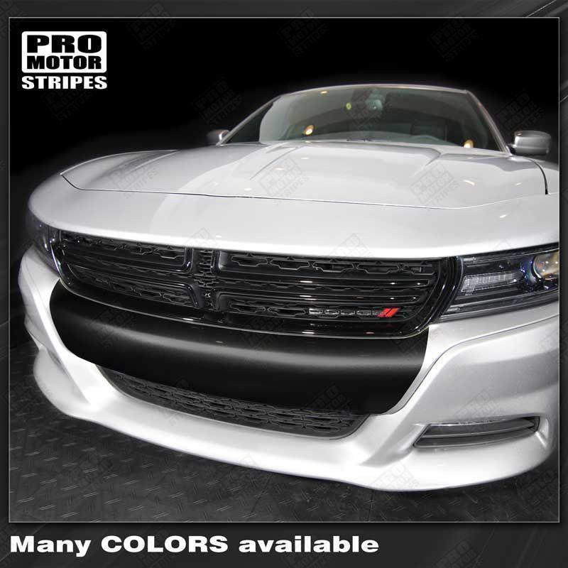 Dodge Charger 2015-2023 SXT/SE (base) Front Bumper Blackout Decal Stripe