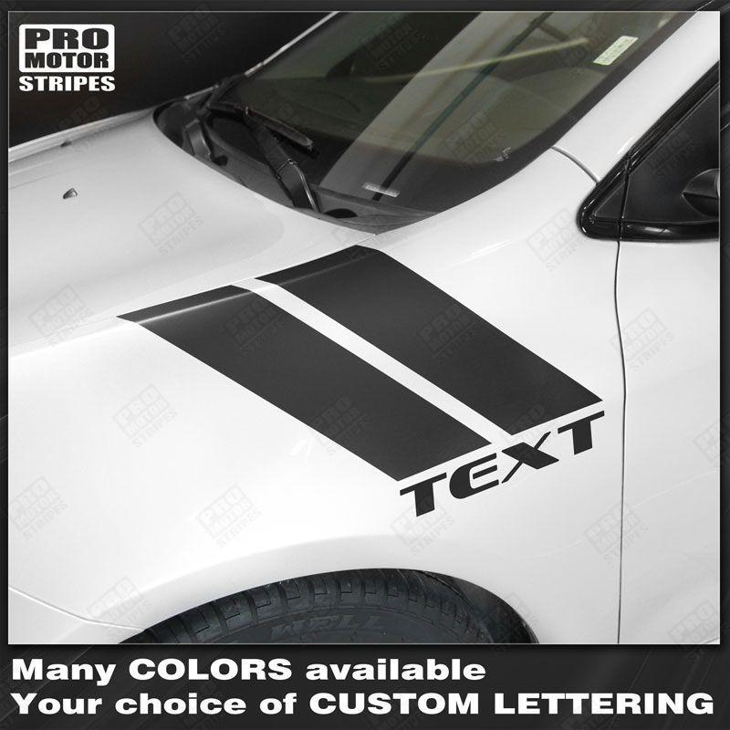 Dodge Dart 2013-2018 Fender Hash Side Stripes Accent Decals