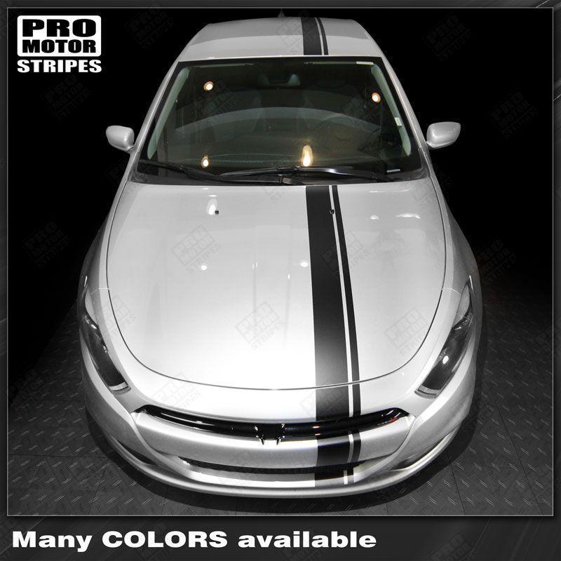 Dodge Dart 2013-2018 Over The Top Side Offset Stripes