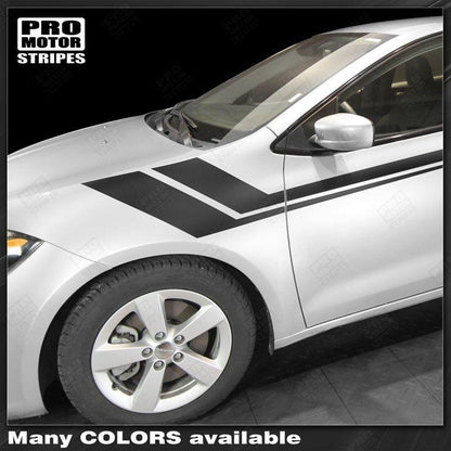 Dodge Dart 2013-2018 Side Accent Fender Hash Long Stripes
