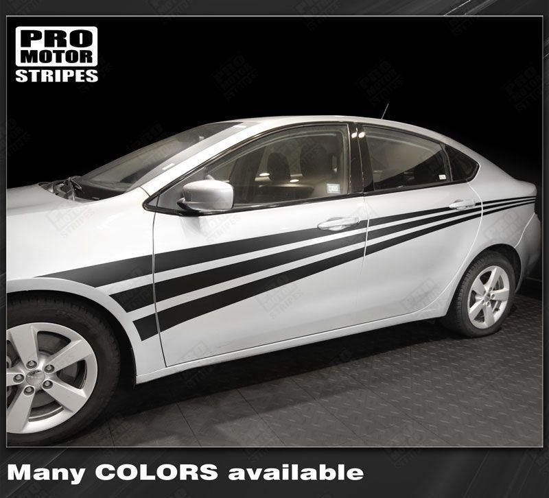 Dodge Dart 2013-2018 Side Accent Triple Stripes