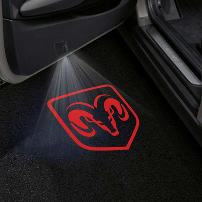 Dodge Attitude 1st/2nd/4th Gen Door Stick On Puddle Lights Various Designs 2006-2026