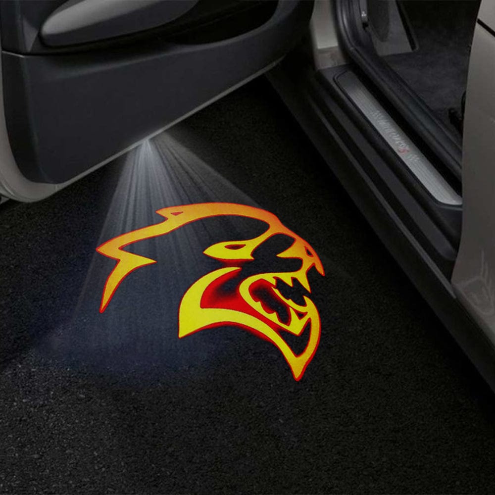 Dodge Challenger 3rd Gen Premium Door Puddle Lights Various Designs 2008-2023
