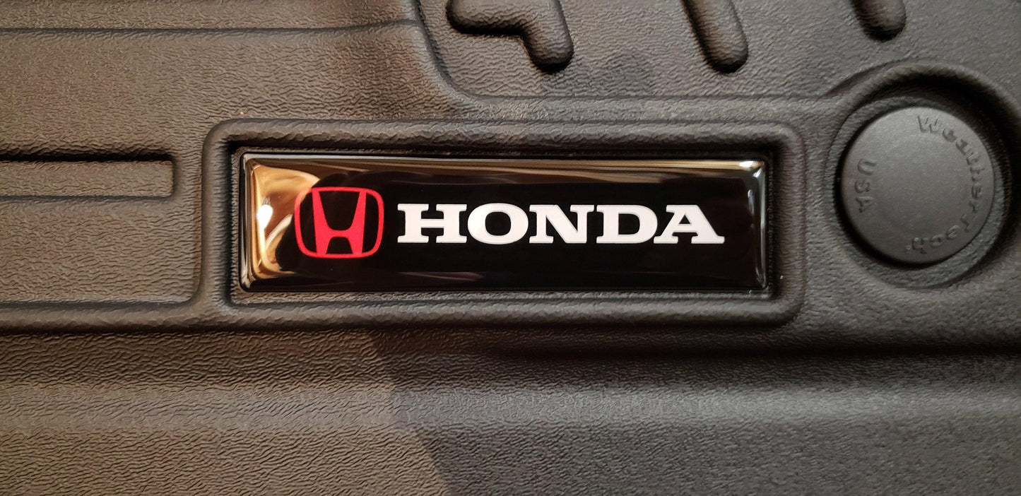 Domed Honda Emblem Inserts for Weathertech Floor Mats (Single)