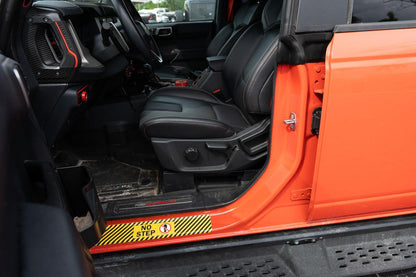 Door Jamb Sticker Cover Up Kit (Printed Series) - 2021-2023 Bronco