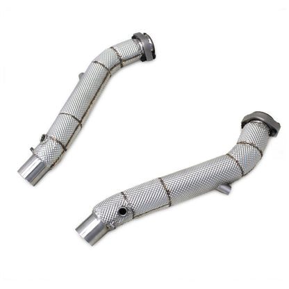 304 Stainless Performance Race Down Pipes for Ferrari Modena 360 Spider 3.6L