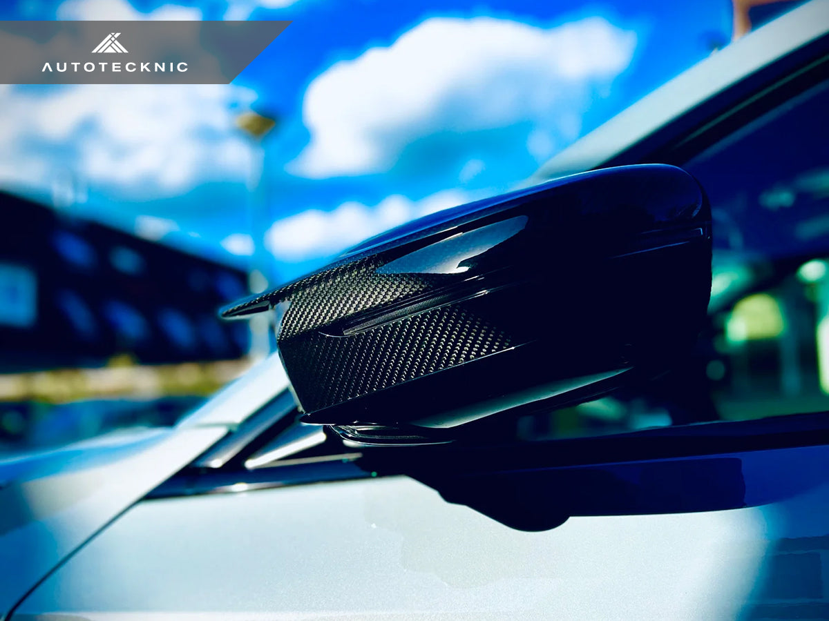 AutoTecknic Dry Carbon Fiber Mirror Covers - BMW G80 M3 | G82/ G83 M4