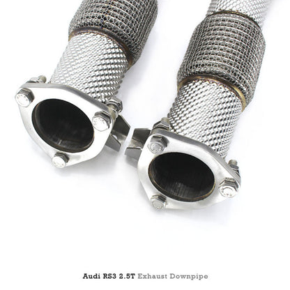 Racing High Flow Stainless Straight Downpipe for Audi RS3 TTRS 2.5T